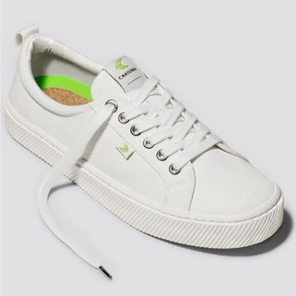 Cariuma Unisex OCA off white canvas sneaker natural premium materials comfort - Picture 1 of 9